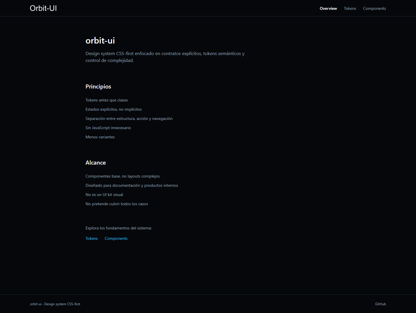 ORBIT-UI Overview